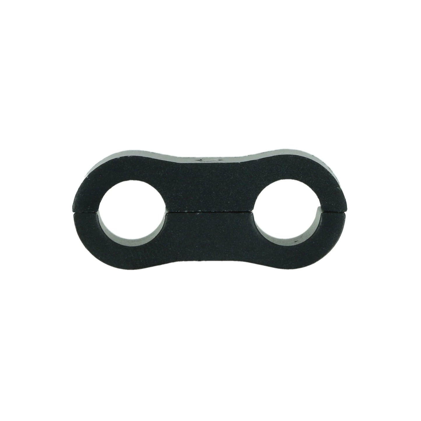 BOOST products Dual Hose Clamp Bracket / Separator 13,5mm (17/32") - satin black