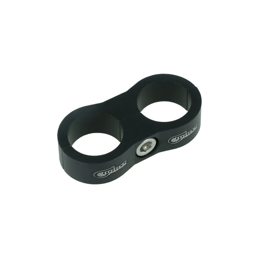 BOOST products Dual Hose Clamp Bracket / Separator 20,6mm (13/16") - satin black