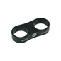 BOOST products Dual Hose Clamp Bracket / Separator 25,4mm (1") - satin black