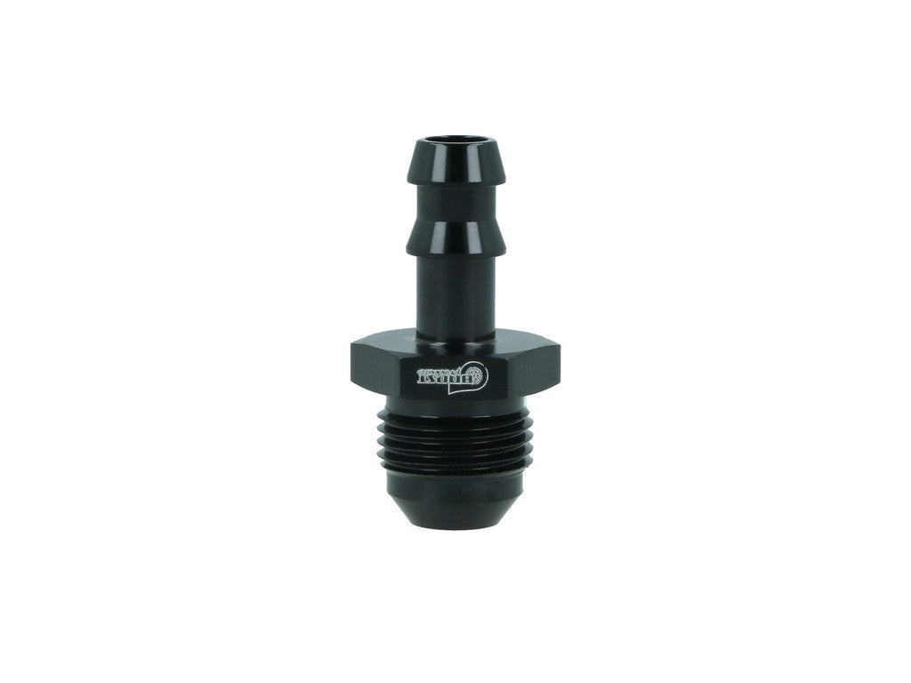 BOOST Products Screw-in Adapter -06 AN male to Barb 10mm (0.4"), black