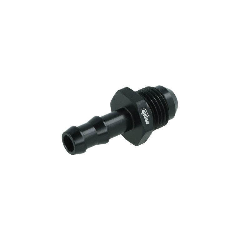 BOOST Products Screw-in Adapter -06 AN male to Barb 5/16" (8mm), black