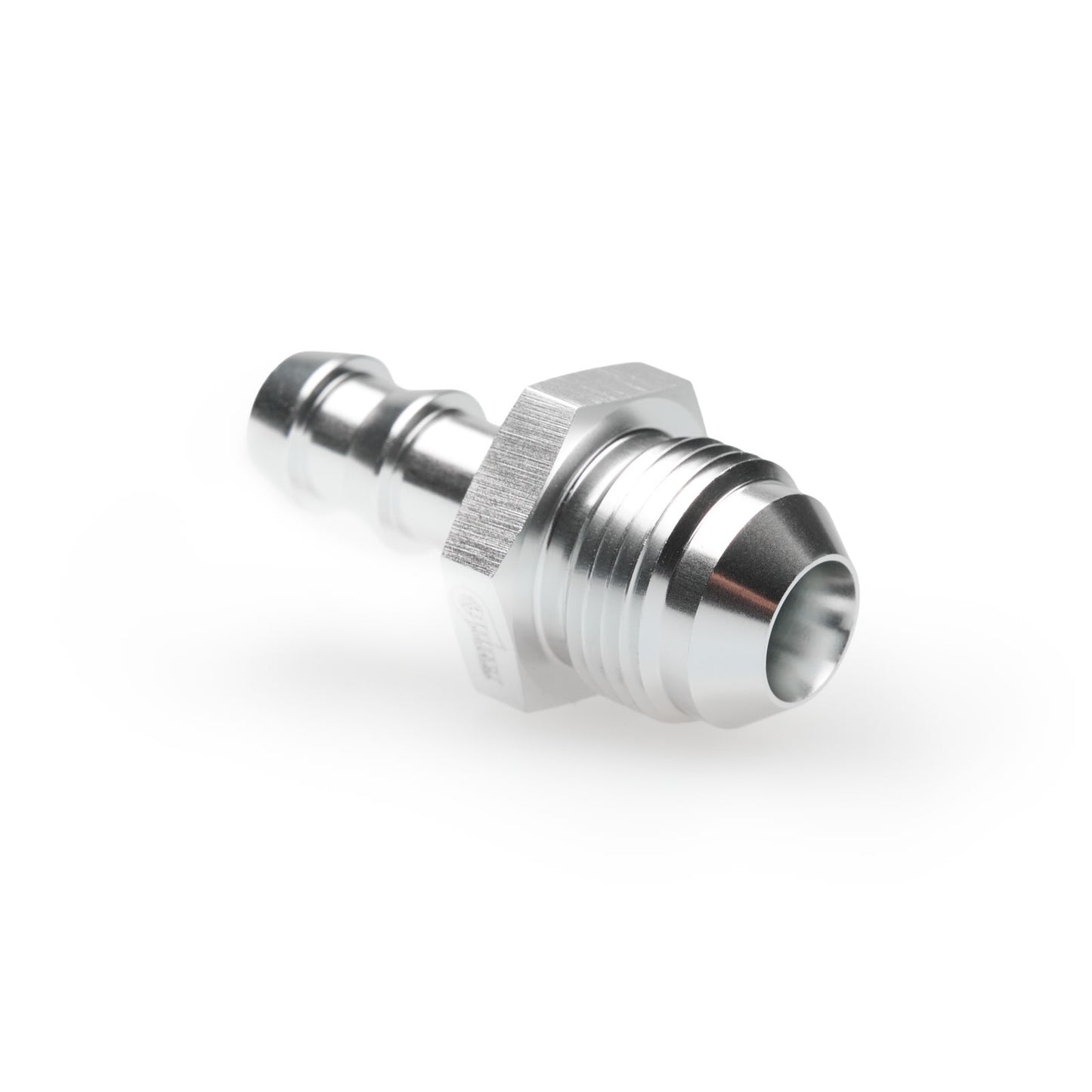 BOOST Products Screw-in Adapter -08 AN male to Barb 3/8" (10mm), silver