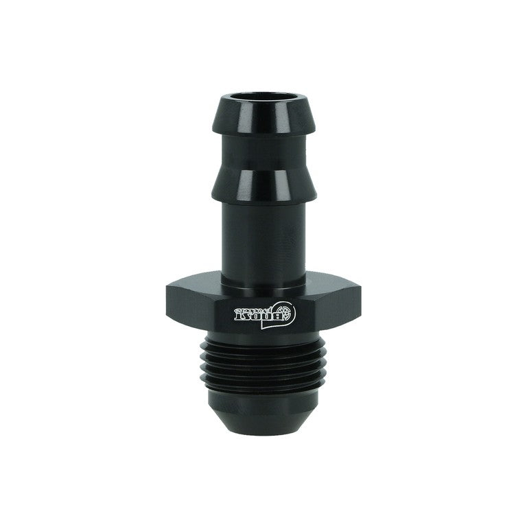 BOOST Products Screw-in Adapter -08 AN male to Barb 1/2" (13mm), black
