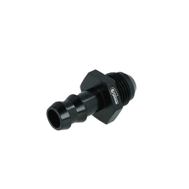 BOOST Products Screw-in Adapter -08 AN male to Barb 1/2" (13mm), black