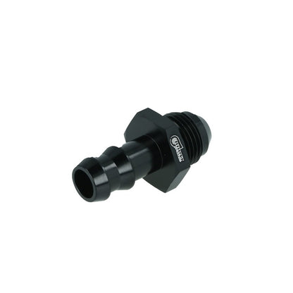 BOOST Products Screw-in Adapter -08 AN male to Barb 1/2" (13mm), black