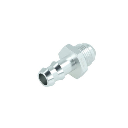 BOOST Products Screw-in Adapter -08 AN male to Barb 1/2" (13mm), silver
