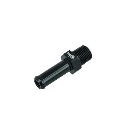 BOOST Products Screw-in Adapter 1/8" NPT male to Hose Connection 5/16" (8mm), black