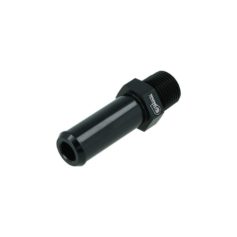 BOOST Products Screw-in Adapter 3/8" NPT male to Hose Connection 5/8" (16mm), black