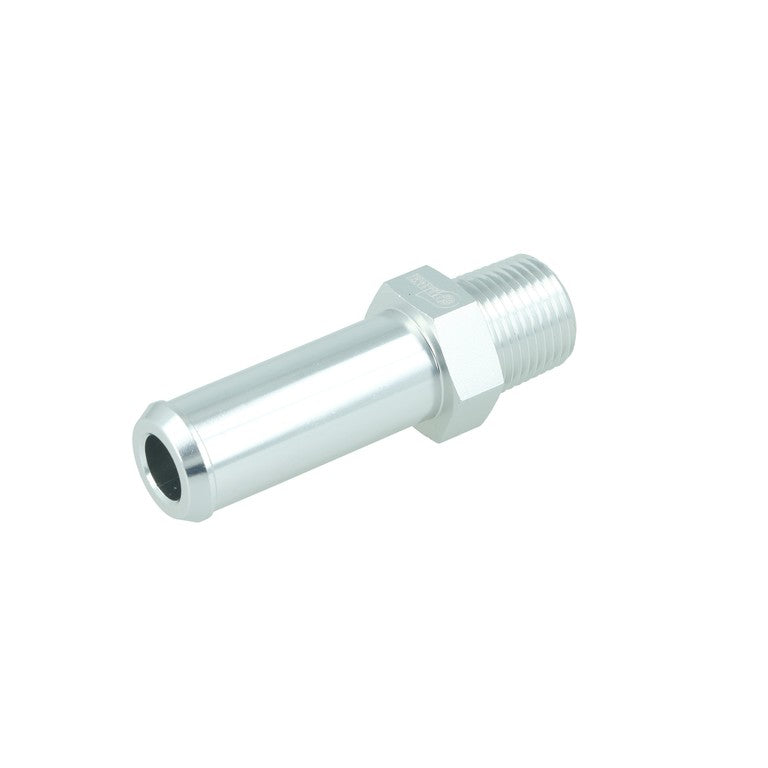 BOOST Products Screw-in Adapter 3/8" NPT male to Hose Connection 5/8" (16mm), silver