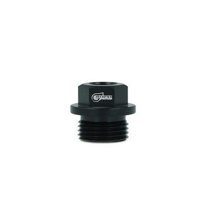BOOST Products Screw-in Adapter ORB -08 AN male to 1/8" NPT female, black