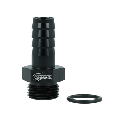 BOOST Products Screw-in Adapter ORB -08 AN male to Barb 1/2" (13mm), black