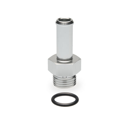 BOOST Products Screw-in Adapter ORB -06 AN male to Hose Connection 3/8" (10mm), silver