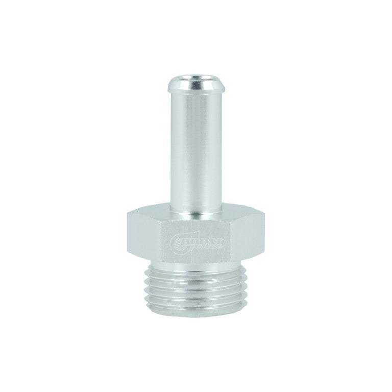 BOOST Products Screw-in Adapter ORB -06 AN male to Hose Connection 3/8" (10mm), silver