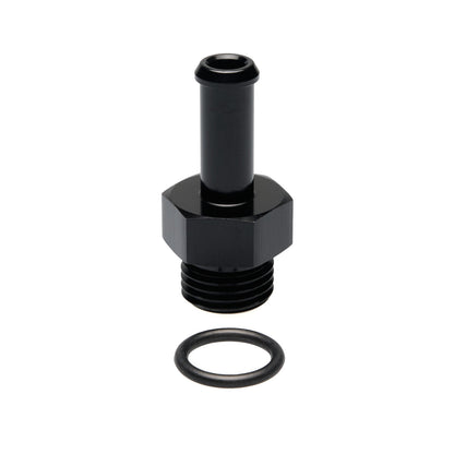 BOOST Products Screw-in Adapter ORB -06 AN male to Hose Connection 5/16" (8mm), black