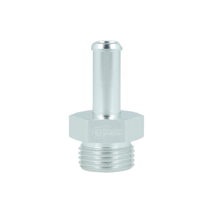 BOOST Products Screw-in Adapter ORB -08 AN male to Hose Connection 3/8" (10mm), silver