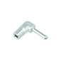 BOOST products Screw-in Adapter 90° NPT 1/8" male to Hose Connection 5mm (3/16") - satin silver