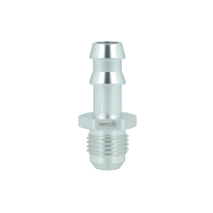 BOOST products Screw-in Adapter Dash 6 male to Barb 10mm (3/8") - satin silver