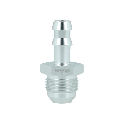 BOOST products Screw-in Adapter Dash 8 male to Barb 10mm (3/8") - satin silver