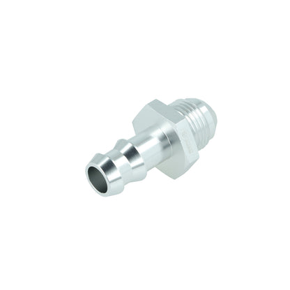 BOOST products Screw-in Adapter -8 AN male to Barb 1/2" (13mm) - satin silver