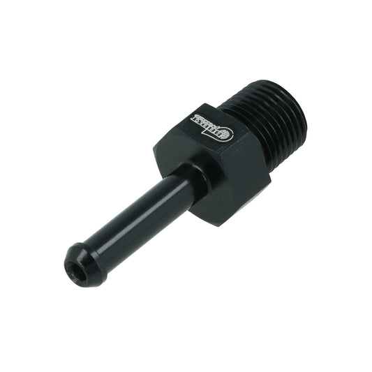 BOOST products Screw-in Adapter NPT 1/8" male to Hose Connection 5mm (3/16") - satin black