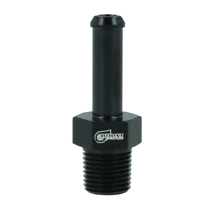 BOOST products Screw-in Adapter NPT 1/8" male to Hose Connection 6mm (1/4") - satin black