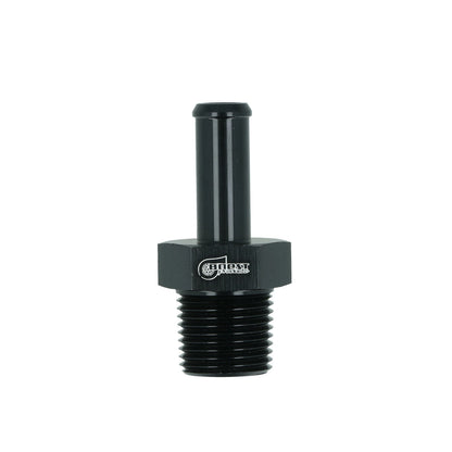 BOOST products Screw-in Adapter NPT 3/8" male to Hose Connection 10mm (3/8") - satin black