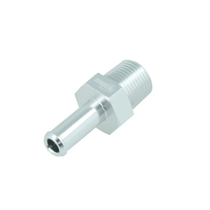 BOOST products Screw-in Adapter NPT 3/8" male to Hose Connection 10mm (3/8") - satin silver