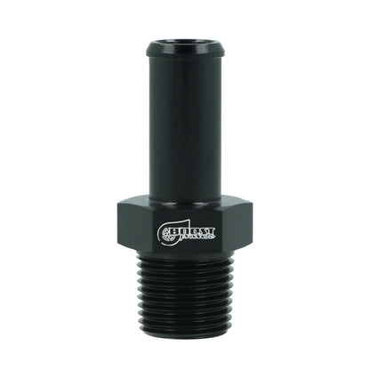 BOOST products Screw-in Adapter NPT 3/8" male to Hose Connection 13mm (1/2") - satin black