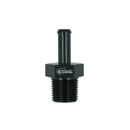 BOOST products Screw-in Adapter NPT 3/8" male to Hose Connection 8mm (5/16") - satin black