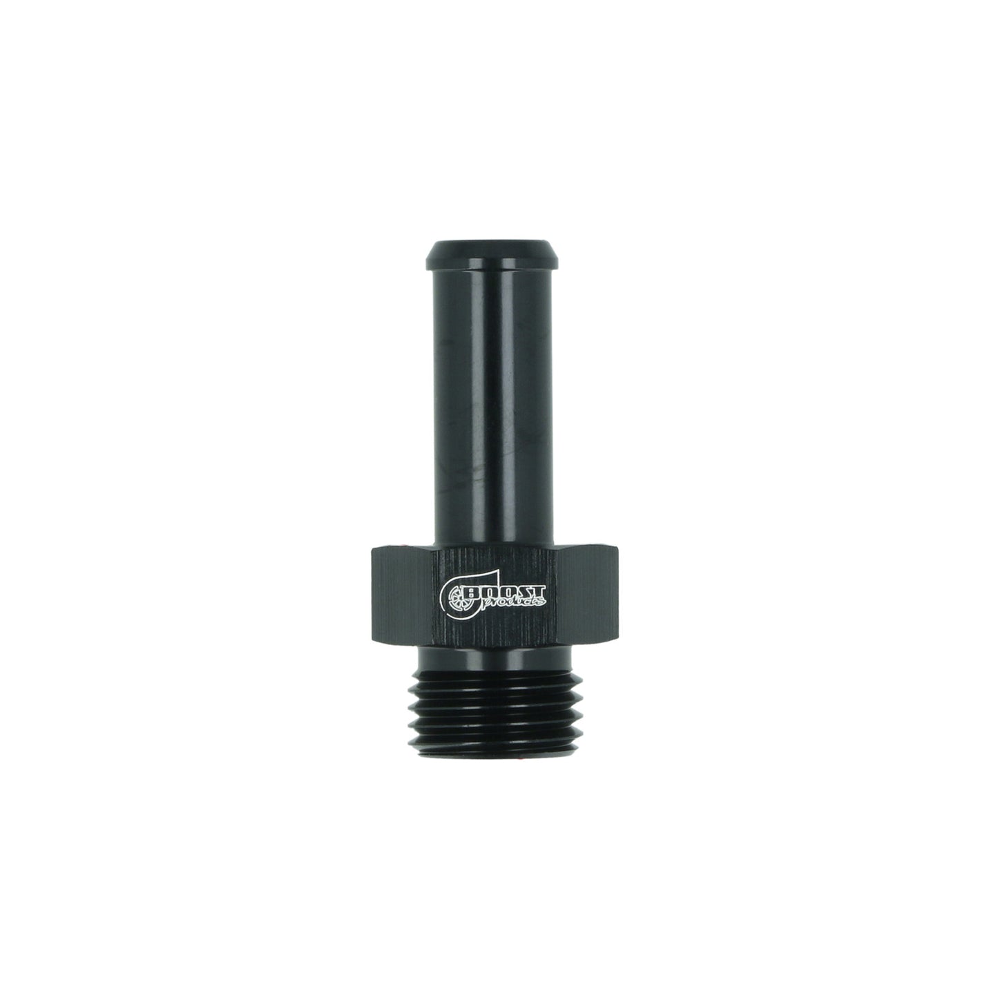 BOOST products Screw-in Adapter ORB Dash 6 male to Hose Connection 10mm (3/8") - satin black