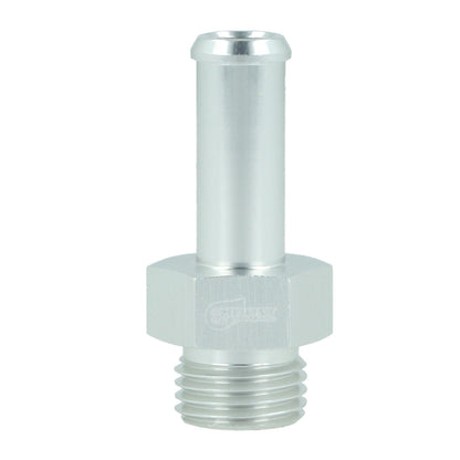 BOOST products Screw-in Adapter ORB Dash 6 male to Hose Connection 10mm (3/8") - satin silver