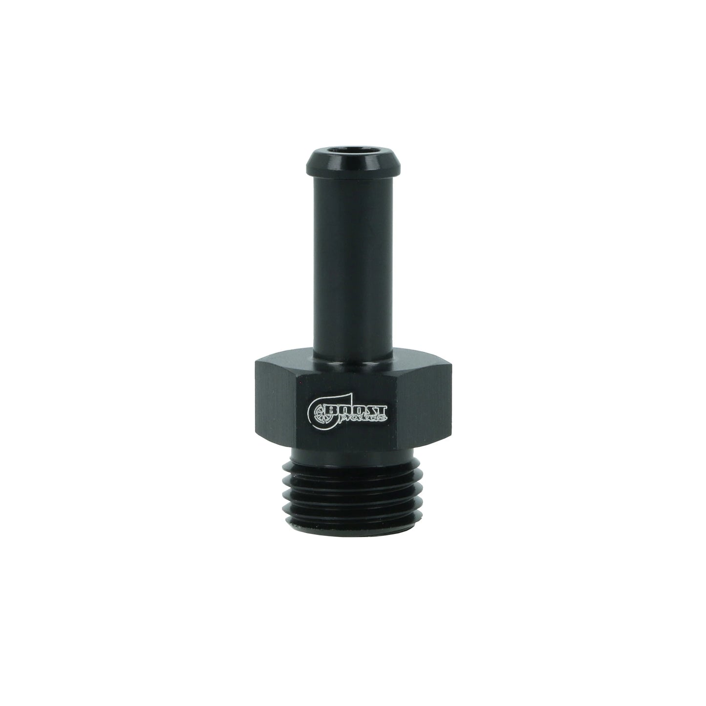 BOOST products Screw-in Adapter ORB Dash 6 male to Hose Connection 8mm (5/16") - satin black