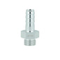 BOOST products Screw-in Adapter ORB Dash 6 male to Barb 10mm (3/8") - satin silver