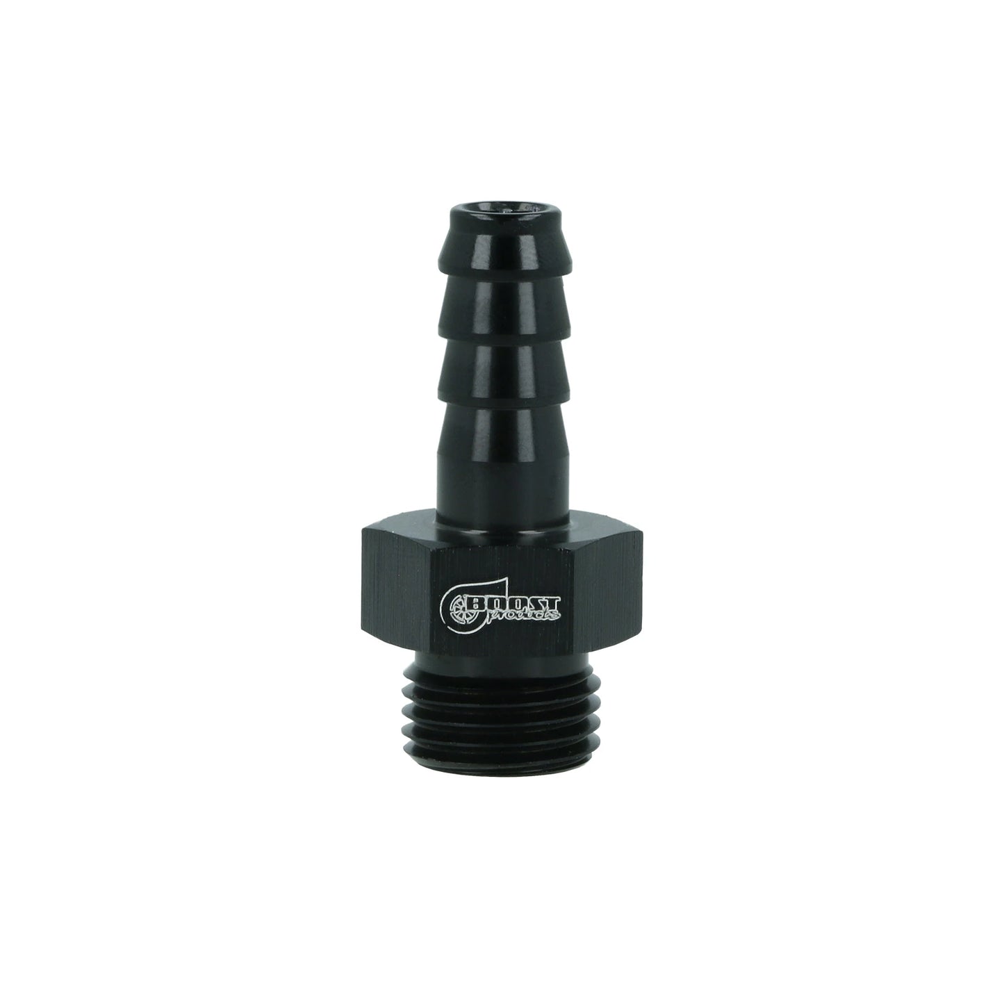 BOOST products Screw-in Adapter ORB Dash 6 male to Barb 8mm (5/16") - satin black