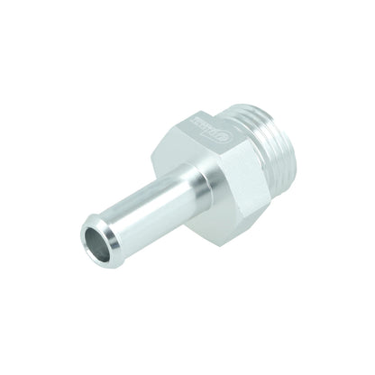 BOOST products Screw-in Adapter ORB Dash 8 male to Hose Connection 10mm (3/8") - satin silver