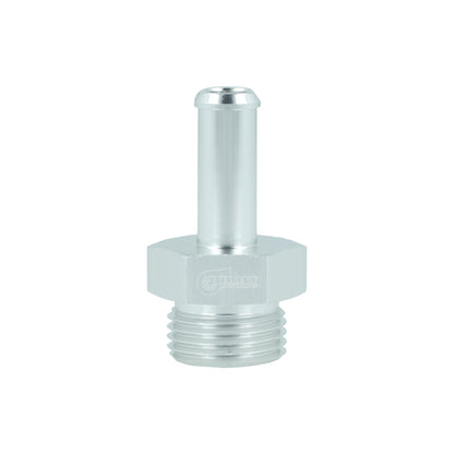 BOOST products Screw-in Adapter ORB Dash 8 male to Hose Connection 10mm (3/8") - satin silver