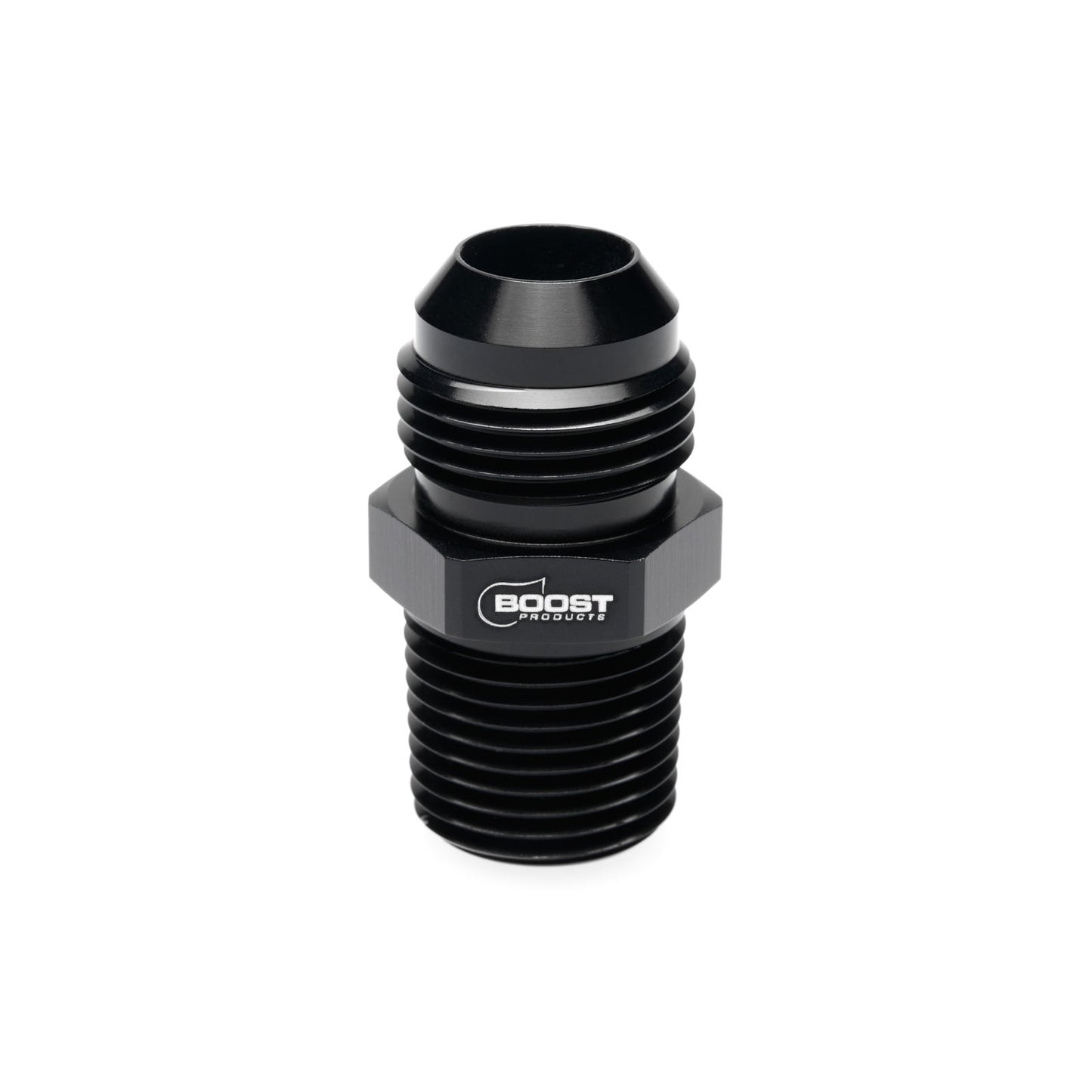 BOOST Products Adapter -10 AN male to 1/8" NPT male, black