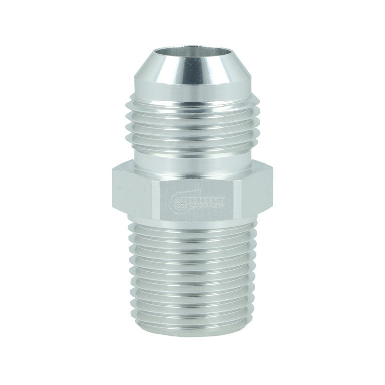 BOOST Products Adapter -10 AN male to 1/8" NPT male, silver