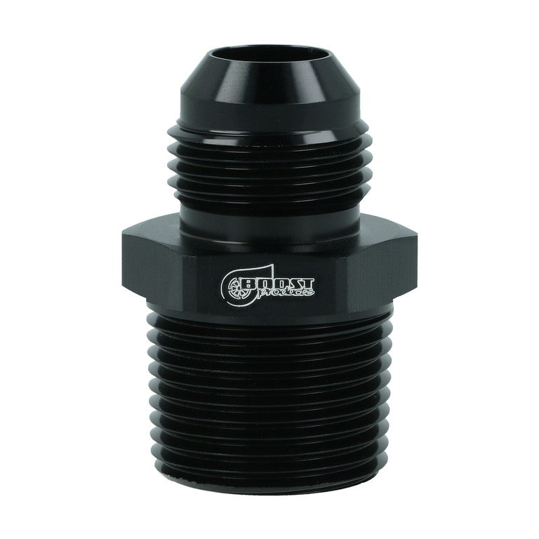 BOOST Products Adapter -10 AN male to 3/4" NPT male, black