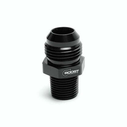 BOOST Products Adapter -12 AN male to 1/8" NPT male, black
