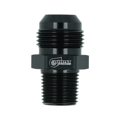 BOOST Products Adapter -12 AN male to 1/8" NPT male, black