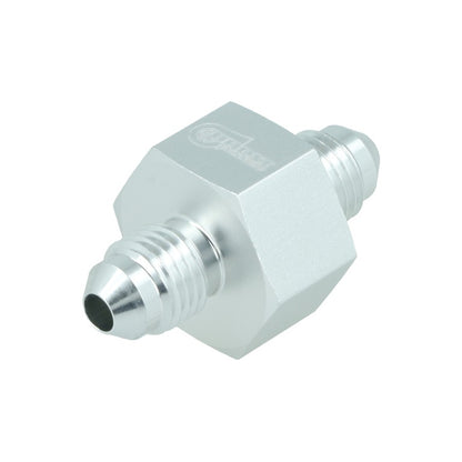 BOOST Products Adapter -04 AN male to -04 AN male with Port 1/8" NPT, silver