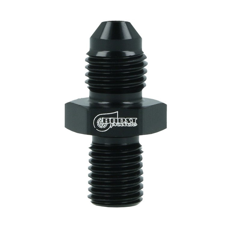 BOOST Products Adapter -04 AN male to M10x1.25mm male, black