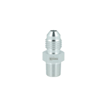BOOST Products Adapter -04 AN male to 1/8" NPT male, silver