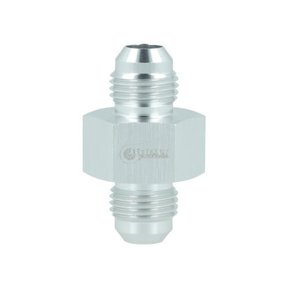 BOOST Products Adapter -06 AN male to -06 AN male with Port 1/8" NPT, silver