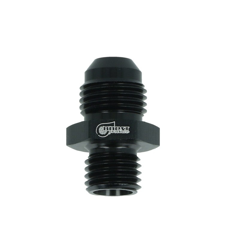 BOOST Products Adapter -06 AN male to M12x1.5mm male, black