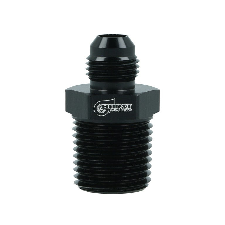 BOOST Products Adapter -06 AN male to 1/8" NPT male, black