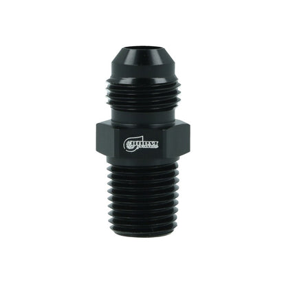 BOOST Products Adapter -06 AN male to 1/4" NPT male, black