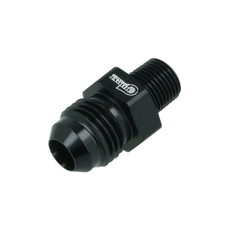BOOST Products Adapter -06 AN male to 1/8" NPT male, black