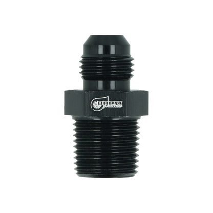 BOOST Products Adapter -06 AN male to 3/8" NPT male, black